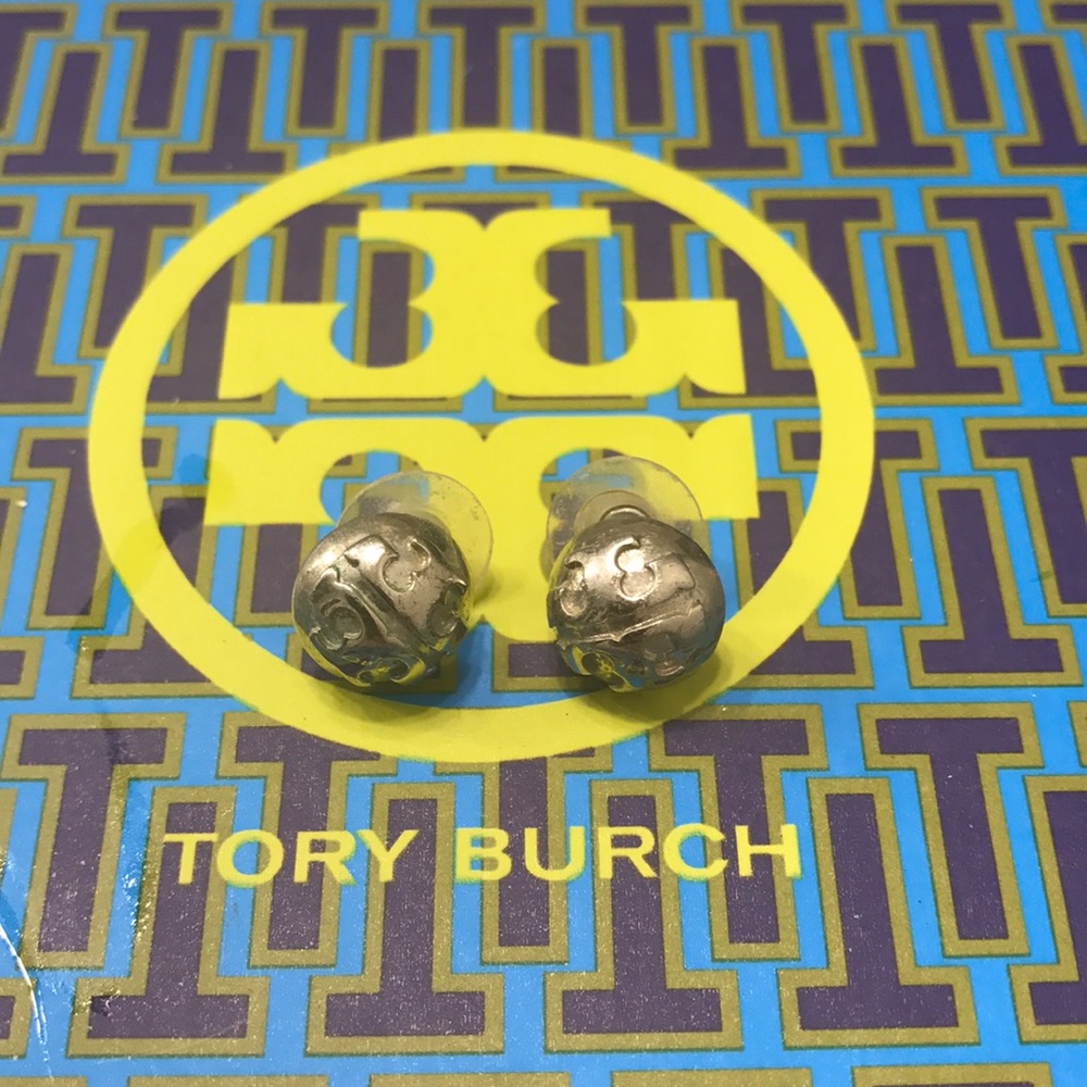 Tory Burch logo studs